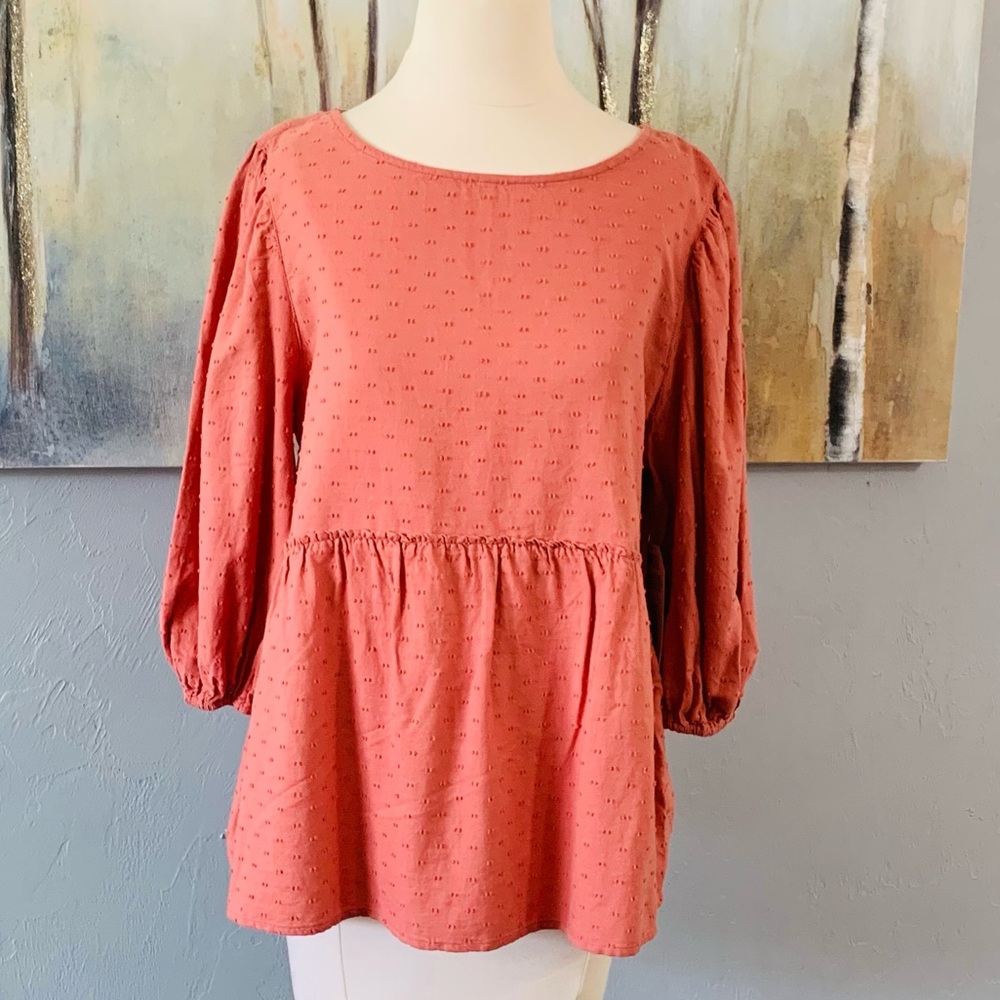 Time and Tru Women's Short Sleeve Textured Top NEW